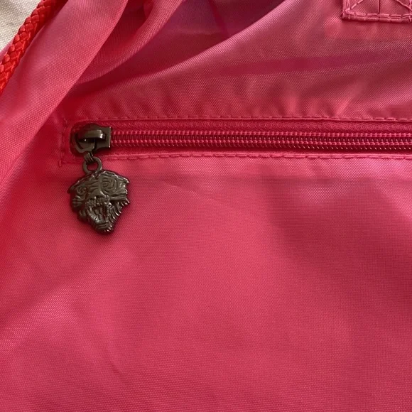 Ed Hardy Hot Pink Drew Drawstring Backpack Bag NWT - Picture 4 of 7